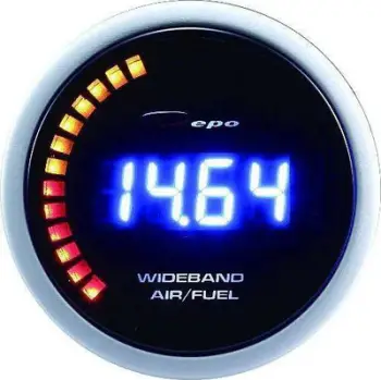 Matës wideband AFR DRacing Depo Gauge 52mm, sensor Bosch, ndriçim blu