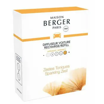 Fishekë për shpërndarës aromatik të veturave Maison Berger Paris Sparkling Zest, 2 copë