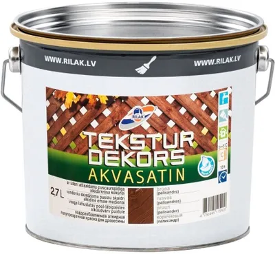 Bojë dekorative TeksturDekor Brown, me teksturë, 2.7L, kafe - 2