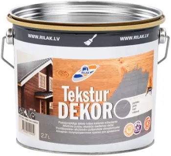 Bojë dekorative TeksturDekor Brown, me teksturë, 2.7L, kafe