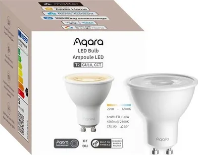 Llambë LED e mençur Aqara LED Bulb T2, GU10, temperaturë e rregullueshme e dritës, e bardhë - 2