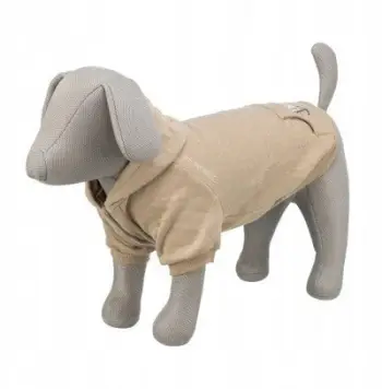 Hoodie për qen Trixie Be Nordic Flensburg, 36cm, pambuk poliestër, ngjyrë rëre
