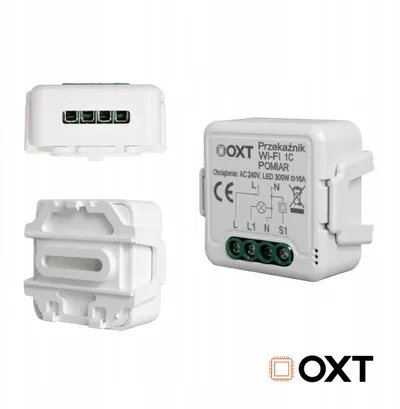 Rele inteligjente OXT Mini Relay 1CH, 16A, WiFi Tuya, e bardhë - 2