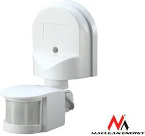 Senzor muri Maclean MCE25, kënd 180°, për ndriçim automatik, i bardhë - 1