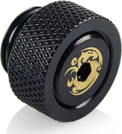 Fiting automatik ajri Bitspower BP-MBACET, True Hi-Flow, matte black, i zi - 1
