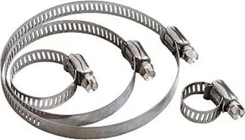 Kapëse gypi GBS, 70-89mm, çelik inox 304, argjend