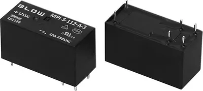 Rele mekanike Blow MPI-S-112-A-3, 12V DC, 10A - 1