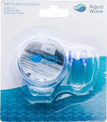 Kapëse hunde Aquawave Noseclip 92800081469, silikon, blu