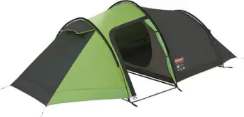 Çadër kampingu Coleman Laramie 3 BlackOut, 3 persona, BlackOut Bedroom, jeshile