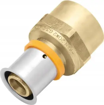 Fiting bronzi ultraPRESS, fileto femër 1", diametër 26mm