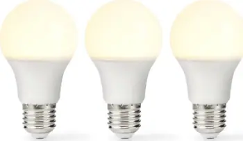 Llambë LED Nedis A60, E27, 8W 806lm, 2700K, set 3 copë