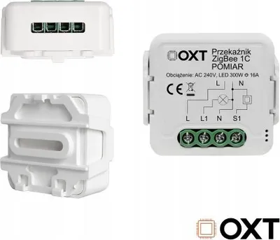 Rele smart OXT Mini Relay, 1 qark, 16A, ZigBee Tuya, e bardhë - 3