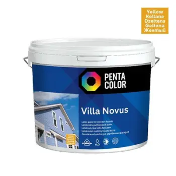 Bojë fasade Pentacolor Villa Novus, 3000ml, ngjyrë e verdhë intensive