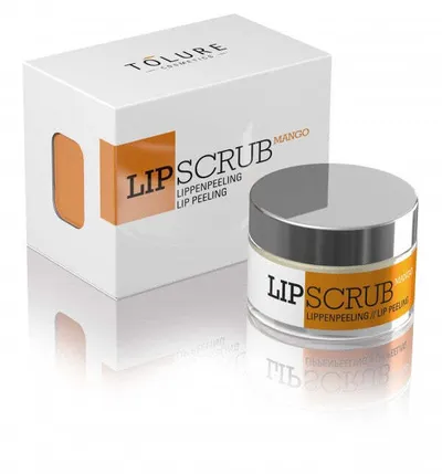Skrab për buzë Tolure Cosmetics Lip Scrub Mango, 15 g - 1