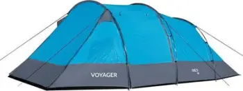 Çadër kampingu Nils Camp Voyager NC3027, 4 persona, 2 shtresa, jeshile