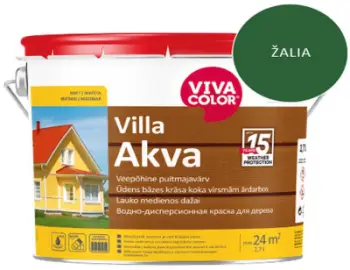 Bojë fasade Viva Color VILLA AKVA GREEN 335X, 2.7L, e gjelbër