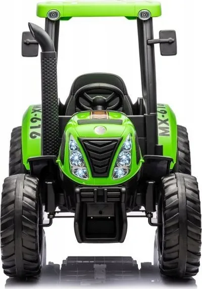 Traktor elektrik për fëmijë Lean Cars A011, 24V, me telekomandë, i gjelbër - 2