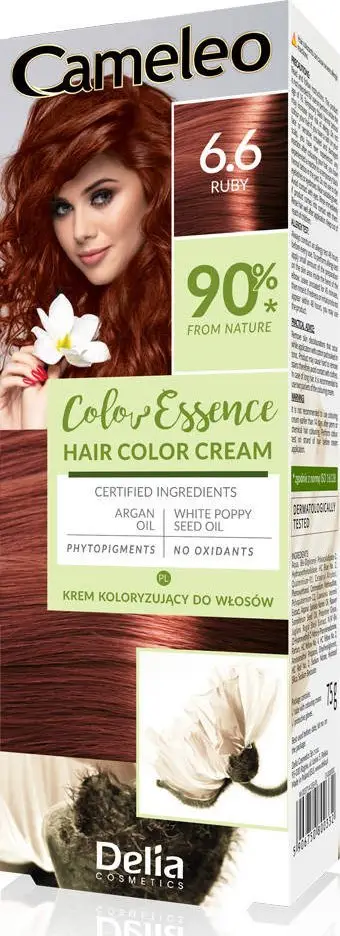 Bojë flokësh Delia Cameleo Color Essence 6.6 Ruby, 75 g, e kuqe