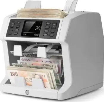 Numërues kartëmonedhash Safescan 2985 SX, klasifikues profesional, ekran me prekje, gri