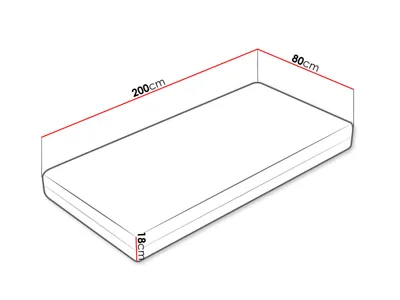 Dyshek FEMA 80x200 i mbështjellur - 2