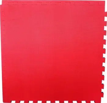 Dyshek fitness Master Exercise Puzzle Mat, 100 x 100 x 4 cm, PE me densitet të lartë, blu e kuqe