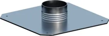 Pllakë çatie Ricom Roof Plate Zrro 100-125, për gyp 100-125 mm, prej çeliku