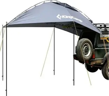 Çadër kanopi për veturë KingCamp Compass, universale, gri