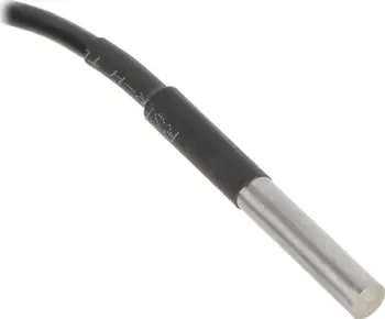 Senzor temperature CT DS18B20, 1 Wire, kabllo 5m, argjendtë