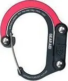 Kapëse kampingu Gear Aid Heroclip Mini, hibride, deri 18 kg, e zezë e kuqe