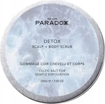Skrab për skalp dhe trup We Are Paradoxx Detoxifying Scrub, 200g