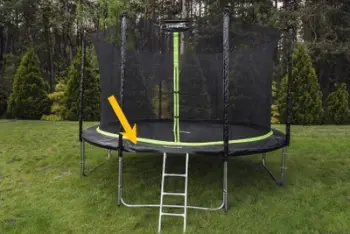 Trambolinë fitness Neo Sport, 127 cm, me dorezë, e kuqe