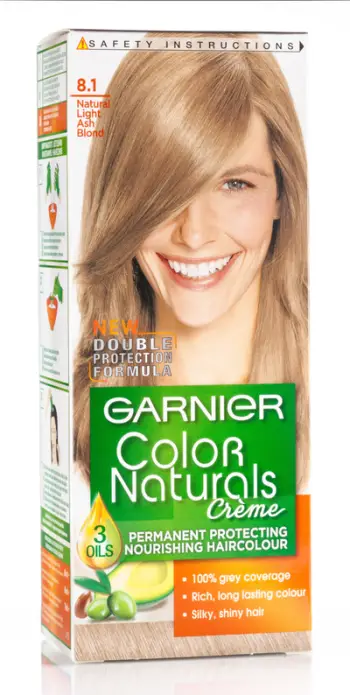 Bojë flokësh për femra Garnier Color Naturals 8.1 Ash Light Blonde, 1 copë