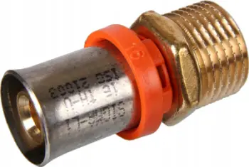 Fiting i drejtë PEX SiGMA-Li MZPZ1634, 16mm, 3/4" M, bronz