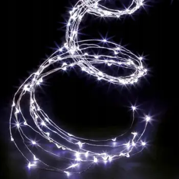 Girlandë dekorative Cascade, 400 LED, 2m, e bardhë e ngrohtë