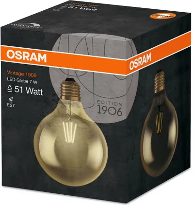 Llambë LED Osram GLS, E27, 7W, 2500K, e ngrohtë - 2