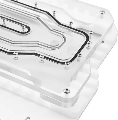 Pllakë distro Singularity Computers Spectre 2.0 Elite Kit Front, akrilik, për ftohje me ujë, e bardhë - 3