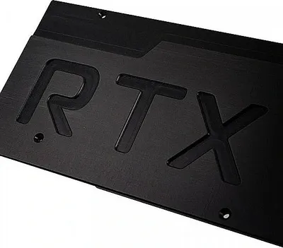 Pllakë e pasme Aqua Computer Kryographics NEXT RTX 2080, alumini, pasive, e zezë - 1