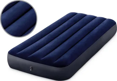 Dyshek gome Intex, 191 cm, 2.2 kg, i kaltër - 3