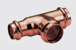 Nyje bakri Conex B Press Copper tee reduktuese, 35 x 22 x 35mm