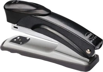 Kapëse letrash Centrum Stapler, deri 20 fletë, metalike, e zezë - 1