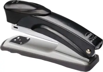 Kapëse letrash Centrum Stapler, deri 20 fletë, metalike, e zezë