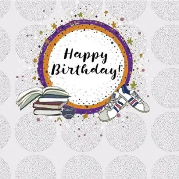 Kartolinë urimi Clear Creations CL0218, format katror, dizajn Birthday Books