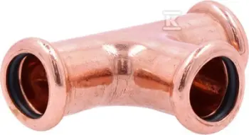 Nyje bakri T KAN-therm Copper Press Tee 15, CU-DHP, bronz