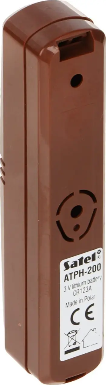 Senzor wireless temperature presioni dhe lagështie Satel ATPH-200-BR, për ambient të brendshëm, i bardhë