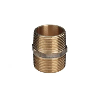 Nyje e dyfishtë Viega 3/8", bronz - 1