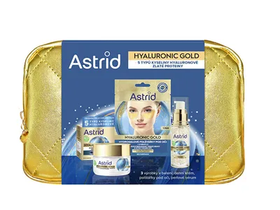 Set për kujdes të avancuar kundër rrudhave Astrid Hyaluronic Gold - 1