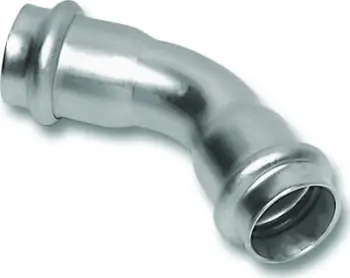 Fiting këndor Sanha NiroSan 45°, 2M, 42 mm, inox