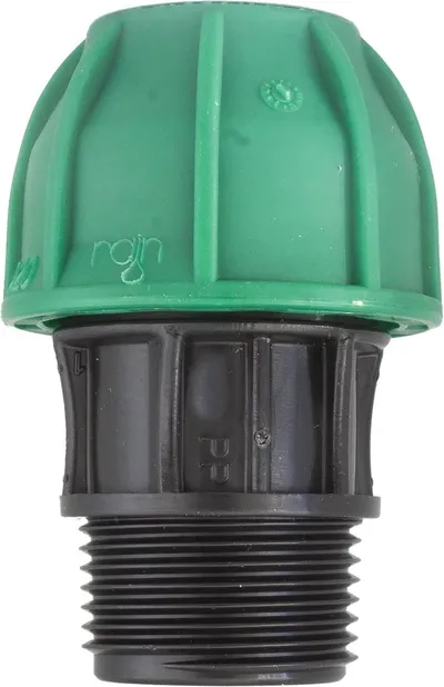 Fiting kompresioni M COMPRESSION, polipropilen, PN10, i zi - 1