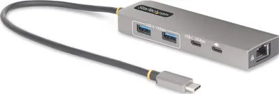Hub USB C StarTech 3 porta, 2.5Gbps Ethernet, Power Delivery 100W, i zi - 1