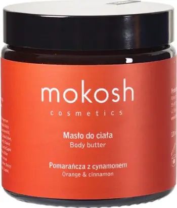Gjalp trupi Mokosh Body Butter Orange with Cinnamon, 120ml, aromë portokalli dhe kanelle